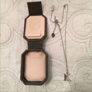 Juicy couture initial necklace “K”